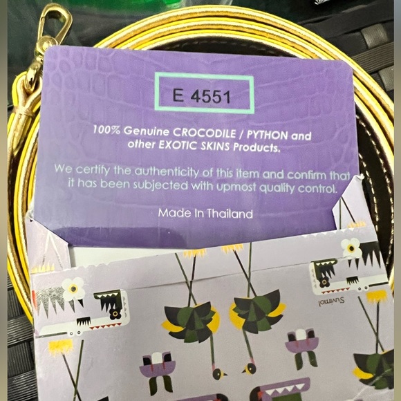 S’UVIMOL Toffee Mini Python Bucket Bag - Picture 4 of 11